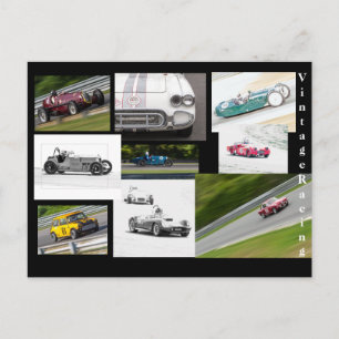Cartão Postal Vintage Racing