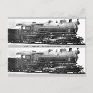 Cartão Postal Vintage Railroad Photograph Bookmark