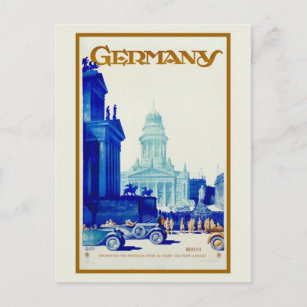 Cartão Postal Vintage retro Berlin Germany viagem ad
