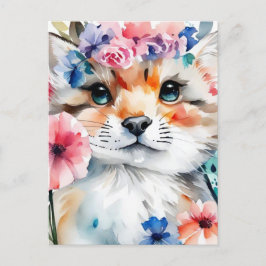 Cartão Postal Vintage retro fofo design para crianças