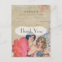 Vintage, Retro Paris, Obrigado.