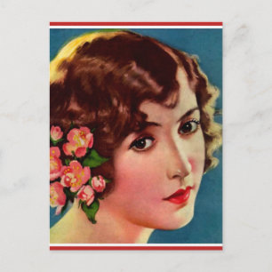 Cartão Postal Vintage Retro Women 20s Hollywood Bessie Love