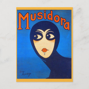Cartão Postal Vintage Retro Women Theater Musidora Jeanne Roques
