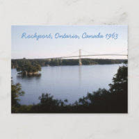 Cartão postal Vintage Rockport Ontario Canada