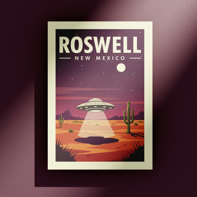 Cartão Postal Vintage Roswell New Mexico (Criador carregado)