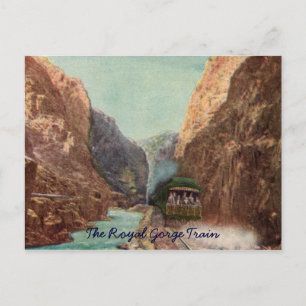 Cartão postal Vintage Royal Gorge Train