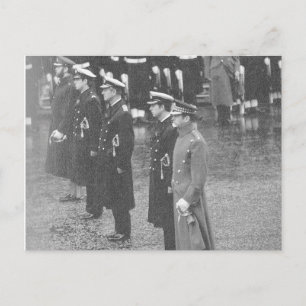 Cartão Postal Vintage Royalty, Príncipes Britânicos, Dia da Memó