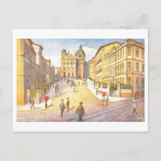 Cartão Postal Vintage Rua de Sao Bento, Bahia, Brazil