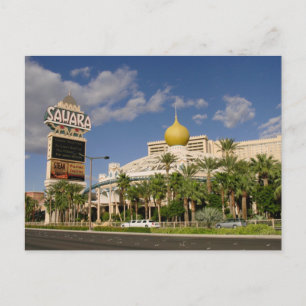 Cartão Postal Vintage Sahara Hotel Las Vegas