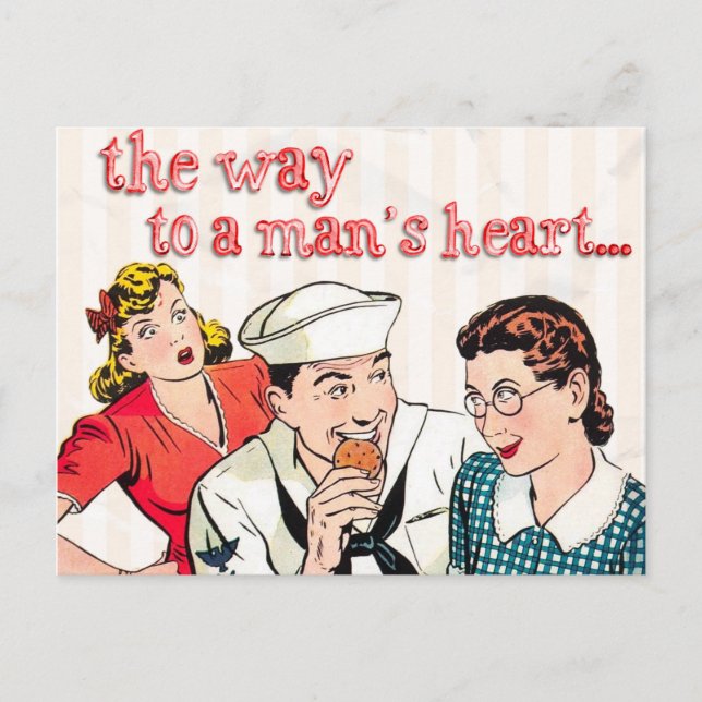 Cartão Postal Vintage Sailor (Frente)