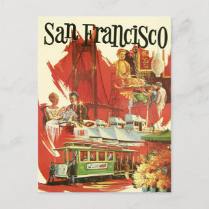 Cartão postal Vintage San Francisco