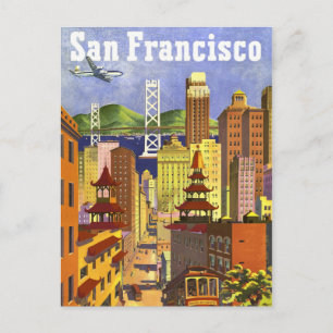 Cartão Postal Vintage San Francisco