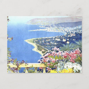 Cartão Postal Vintage San Remo Itália Viagem da Europa