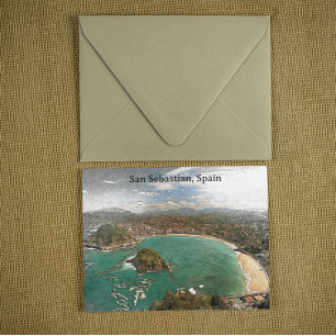 Cartão Postal Vintage San Sebastian Espanha