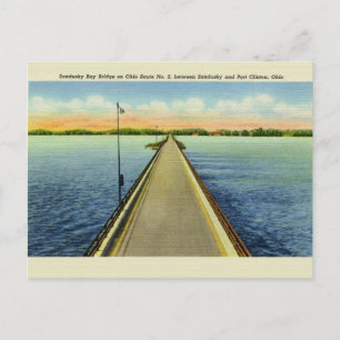 Cartão postal Vintage Sandusky Ohio