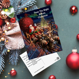 Cartão Postal Vintage Santa Claus