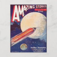 Vintage Sci Fi cobrir art Outra Dimensão