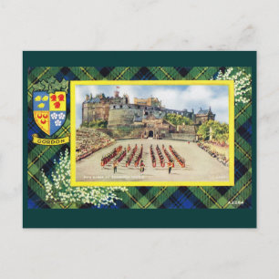 Cartão Postal Vintage Scotland, Gordon, Edinburgh Castle