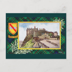 Cartão Postal Vintage Scotland, Hunting Stewart Edinburgh