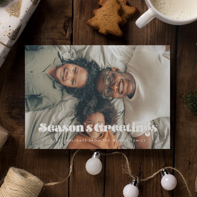 Cartão Postal Vintage Season saúda foto de Natal (Criador carregado)