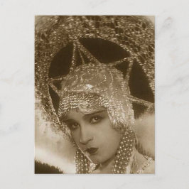 Cartão Postal Vintage Showgirl