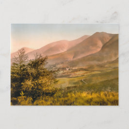 Cartão Postal Vintage Skiddaw Cumbria Inglaterra