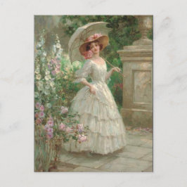 Cartão Postal Vintage Southern Bell Girl