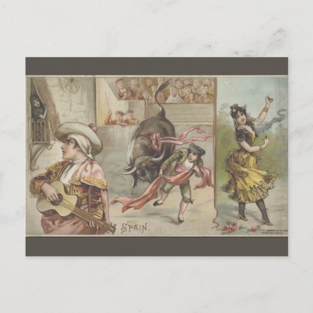 Cartão Postal Vintage Spain (Frente)