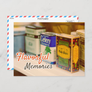 Cartão Postal Vintage Spice Tins