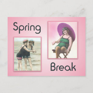 Cartão postal Vintage Spring Break Beach Babes