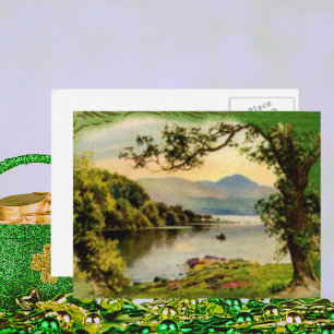 Cartão Postal Vintage St. Paddy's By the Lake Postcard