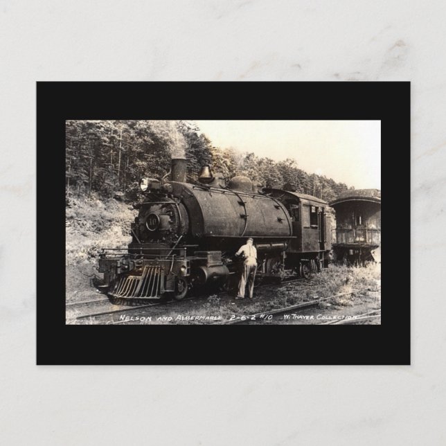 Cartão postal Vintage-Steam (Frente)