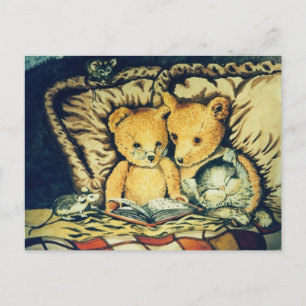 Cartão Postal Vintage Story Time Children's