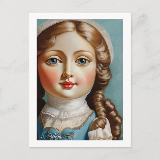 Cartão Postal Vintage Style Art Doll (Frente)