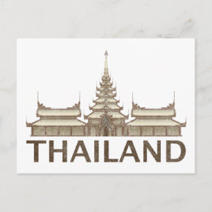 Cartão Postal Vintage Tailândia