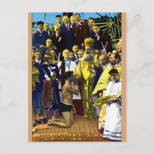 Cartão postal Vintage Tarpon Primaveras Epiphany D
