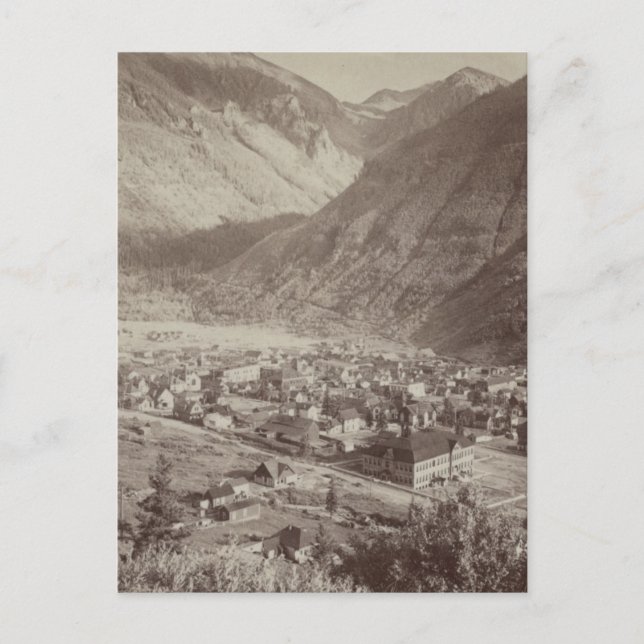 Cartão Postal Vintage Telluride Cityscape (Frente)