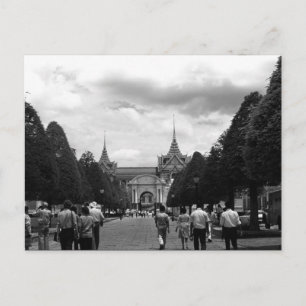 Cartão Postal Vintage Thailand Bangkok Tourist - portão real do 