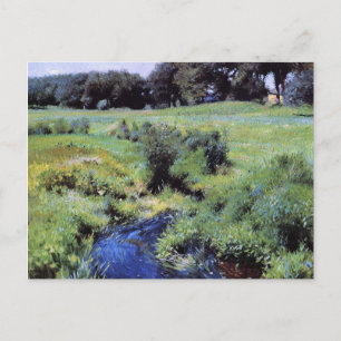 Cartão Postal Vintage The Piscina Medfield por Dennis Bunker