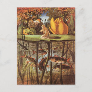 Cartão Postal Vintage Thumbelina Fairy Tale, Eleanor Vere Boyle