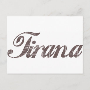 Cartão Postal Vintage Tirana