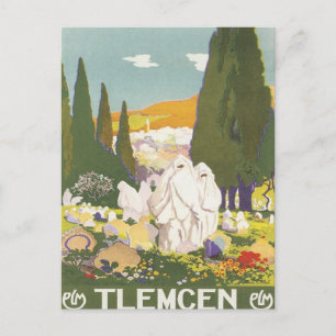 Cartão Postal Vintage Tlemcen Argélia