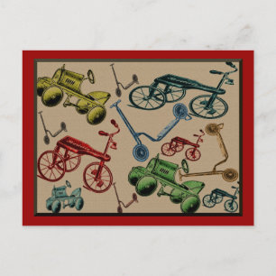 Cartão Postal Vintage Toys