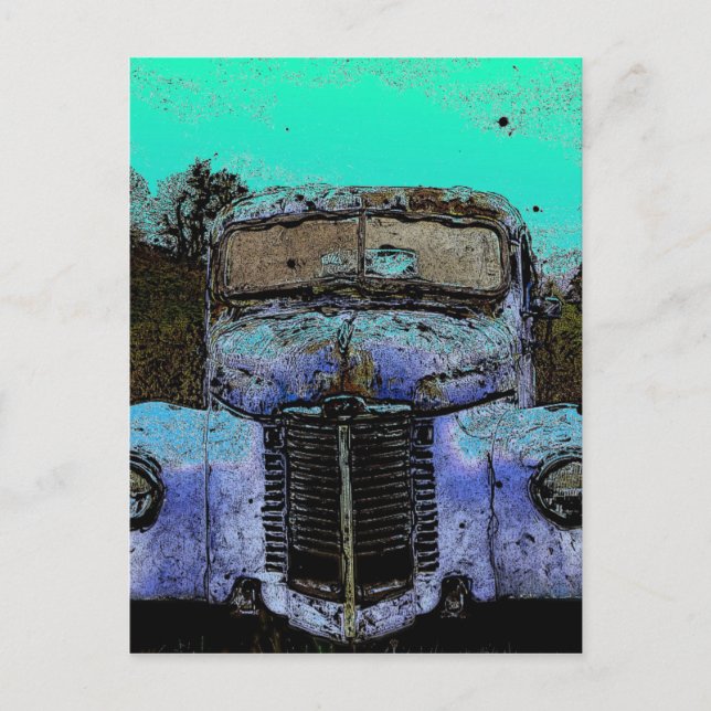 Cartão Postal Vintage Truck (Frente)