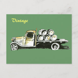 Cartão Postal Vintage Truck v.1