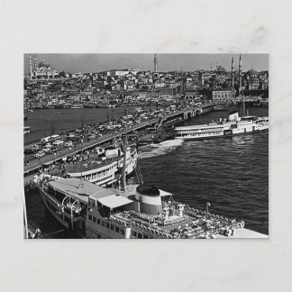 Cartão Postal Vintage Turkey Istambul Galata