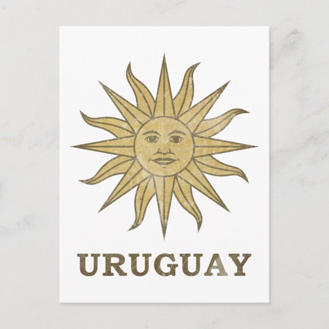 Cartão Postal Vintage Uruguai (Frente)