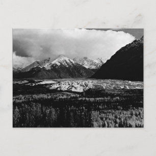 Cartão Postal Vintage USA Alaska Matanuska glaciar