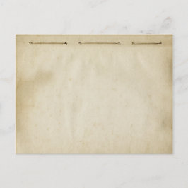 Cartão Postal Vintage - Vazio segmentado e afunilado - Antígua i