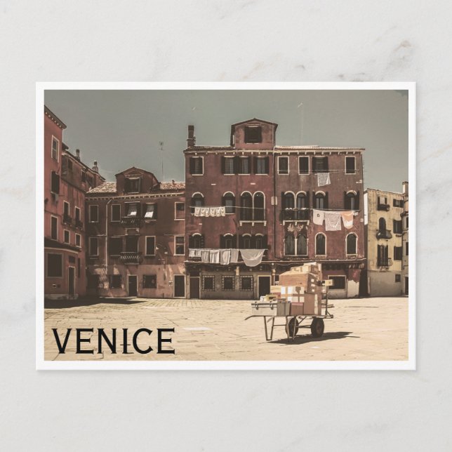 Cartão Postal Vintage Veneice (Frente)